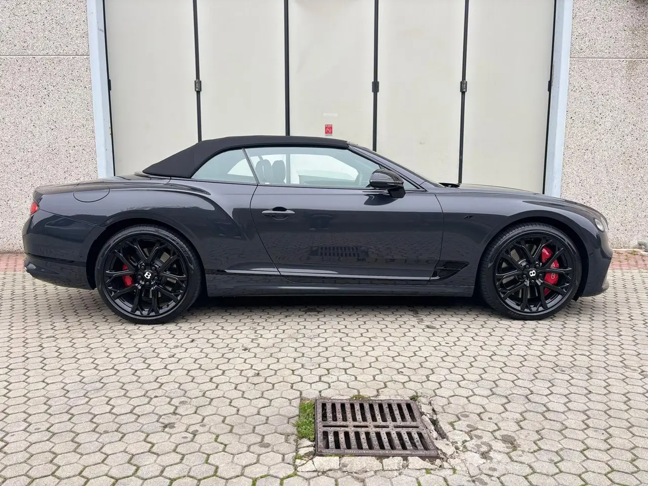 Bentley Continental GTC S V8 2025, rear view — St. Tropez Luxury Car, Saint-Tropez. Bentley Continental GTC S V8 in Saint-Tropez The Bentley Continental GTC S V8, from the…