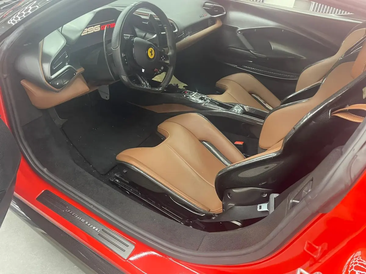 Ferrari 296 GTB 2023, dashboard — St. Tropez Luxury Car, Saint-Tropez. Ferrari 296 GTB in Saint-Tropez The Ferrari 296 GTB is available for rental in…