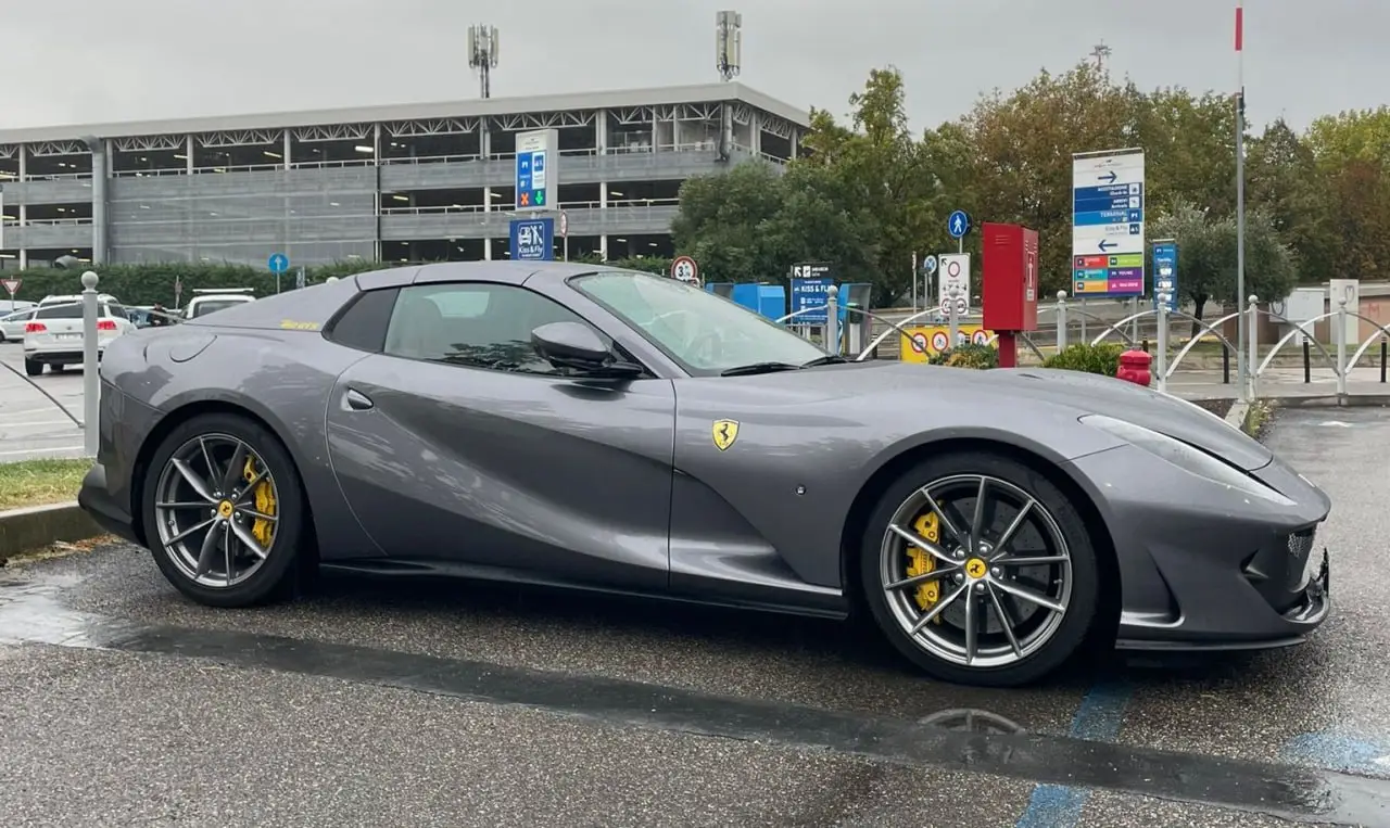 Ferrari 812 GTS 2024, rear view — St. Tropez Luxury Car, Saint-Tropez. Ferrari 812 GTS in Saint-Tropez The Ferrari 812 GTS 2024 is available to rent in…