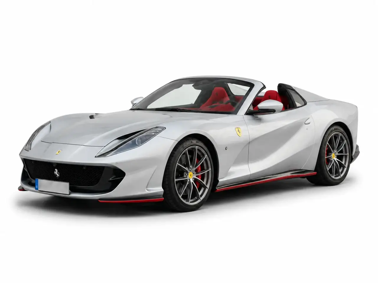 Ferrari 812 GTS 2024, exterior — St. Tropez Luxury Car, Saint-Tropez. Ferrari 812 GTS in Saint-Tropez The Ferrari 812 GTS 2024 is available for hire in…