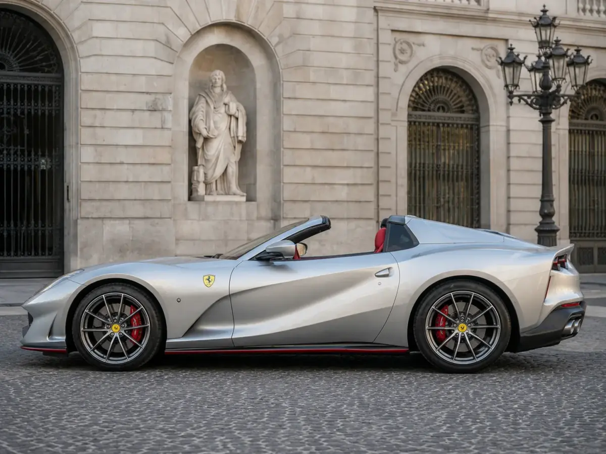 Ferrari 812 GTS 2024, dashboard — St. Tropez Luxury Car, Saint-Tropez. Ferrari 812 GTS in Saint-Tropez The Ferrari 812 GTS 2024 is available to rent in…