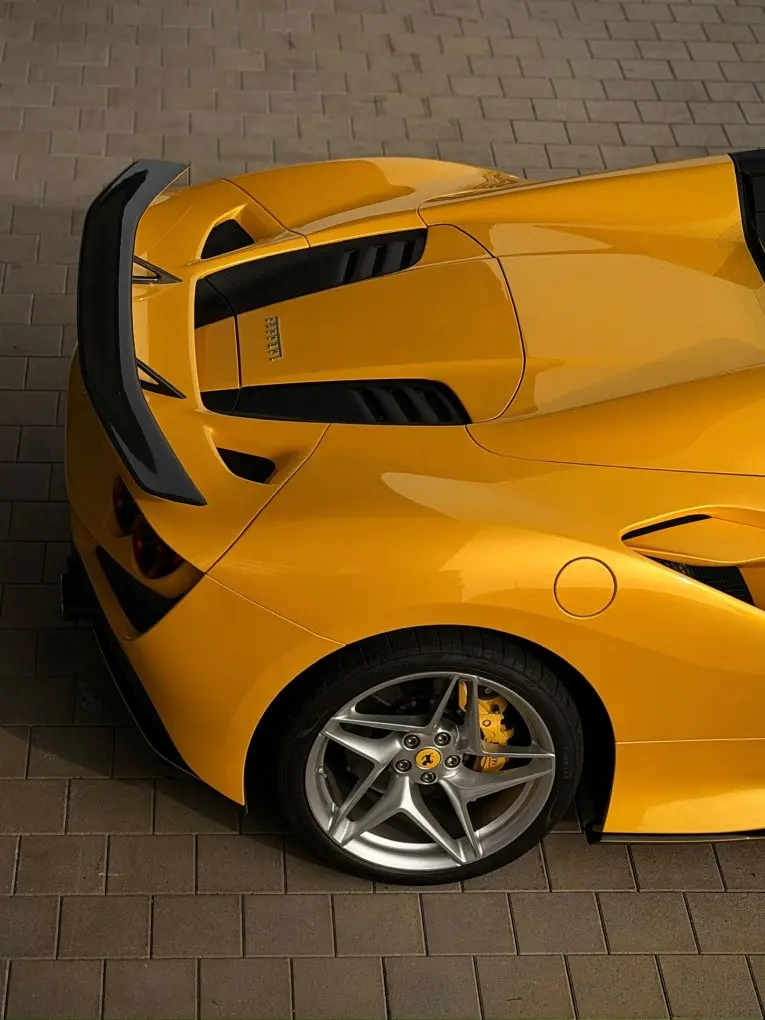 Ferrari F8 SPIDER 2023, exterior — St. Tropez Luxury Car, Saint-Tropez. Ferrari F8 SPIDER in Saint-Tropez The Ferrari F8 SPIDER 2023 is available to rent in…