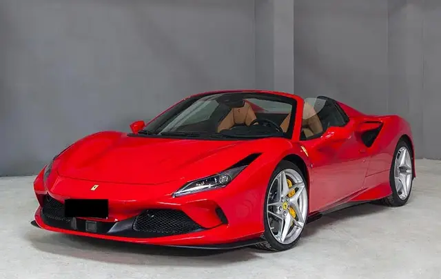 Ferrari F8 Tributo Spider Red 2023 — St. Tropez Luxury Car, Saint-Tropez