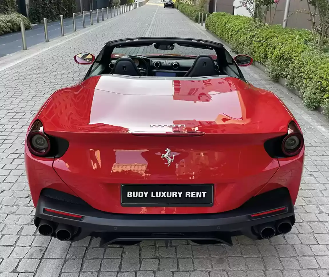 Ferrari Portofino M 2023, side profile — St. Tropez Luxury Car, Saint-Tropez. Ferrari Portofino M in Saint-Tropez The Ferrari Portofino M is available for rental in…
