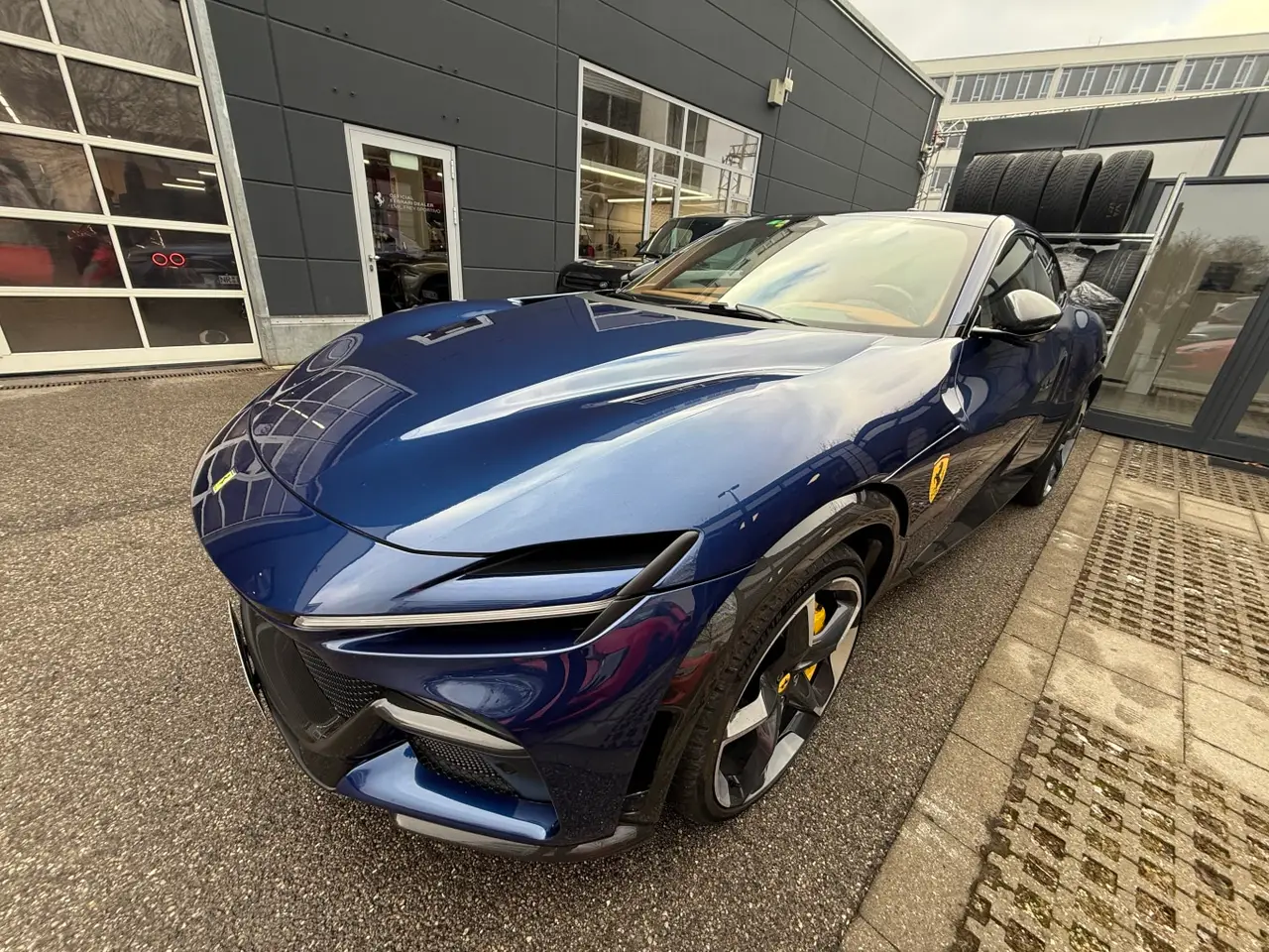 Ferrari Purosangue 2024, front view — St. Tropez Luxury Car, Saint-Tropez. Ferrari Purosangue in Saint-Tropez The Ferrari Purosangue 2024 is available to rent in…