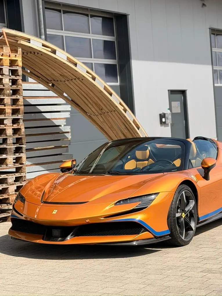 Ferrari SF90 Spider Tailor Made 2025, rear view — St. Tropez Luxury Car, Saint-Tropez. Ferrari SF90 Spider Tailor Made in Saint-Tropez The Ferrari SF90 Spider Tailor Made,…