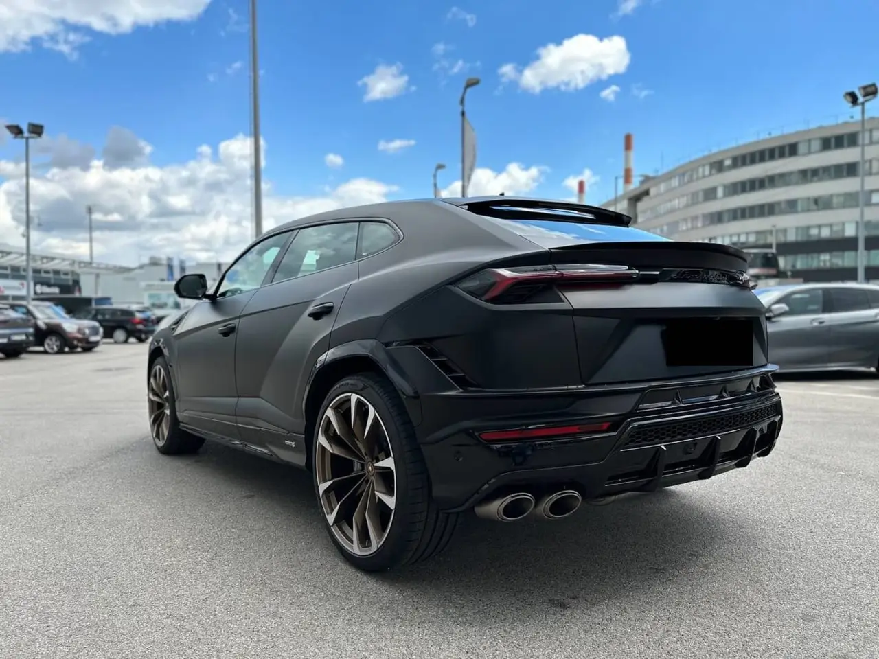 Lamborghini Urus S 2023, front view — St. Tropez Luxury Car, Saint-Tropez. Lamborghini Urus S in Saint-Tropez The Lamborghini Urus S, model year 2023, is available…