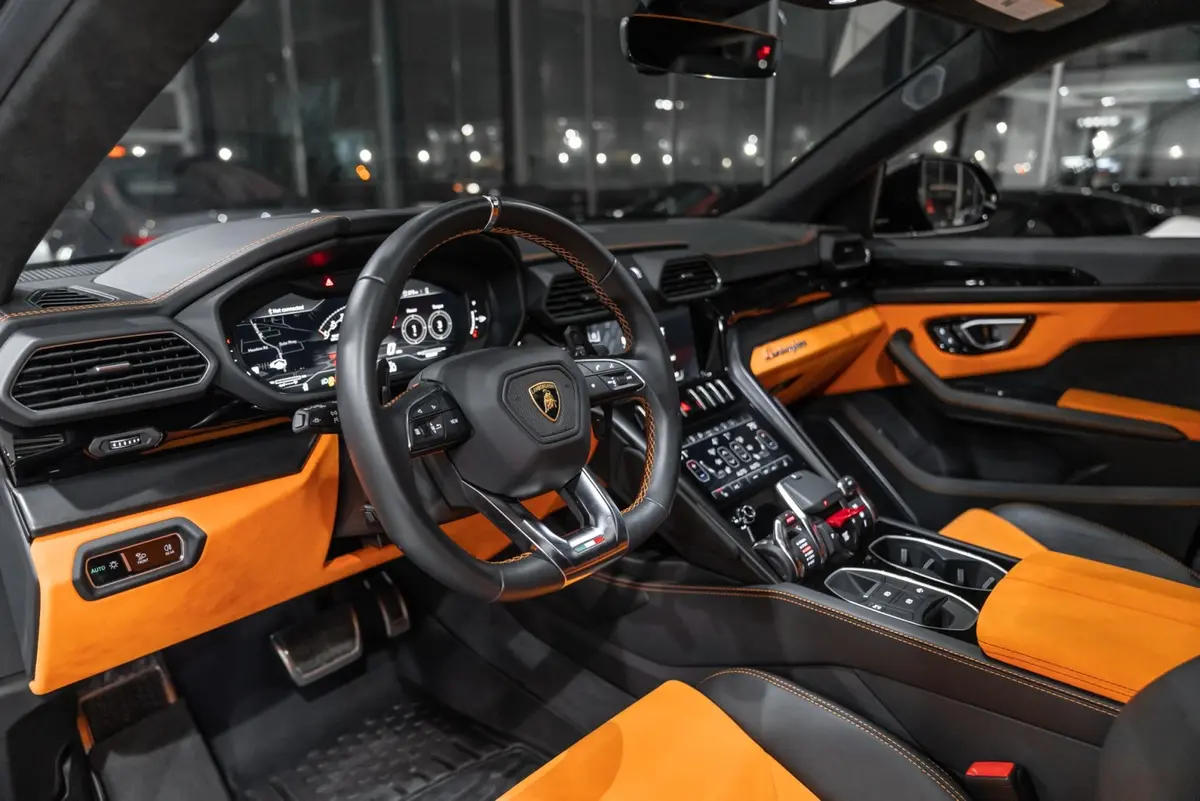 Lamborghini Urus S 2024, dashboard — St. Tropez Luxury Car, Saint-Tropez. Lamborghini Urus S in Saint-Tropez The Lamborghini Urus S 2024 is available to rent in…