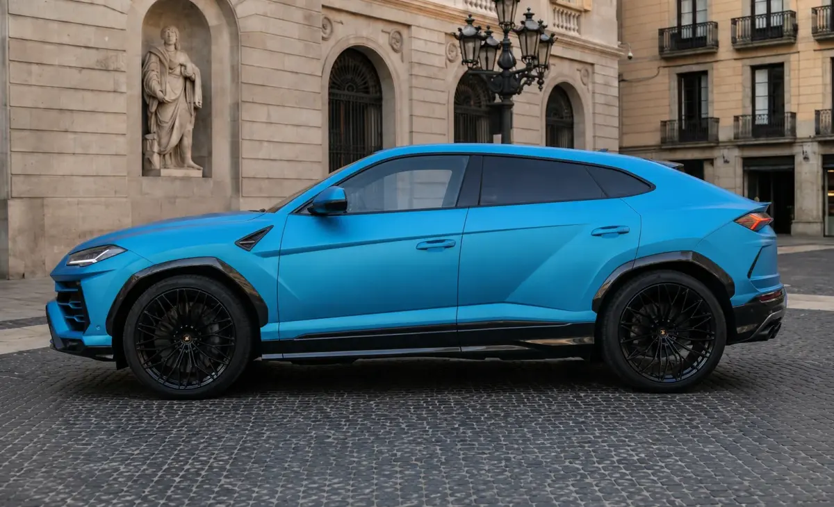 Lamborghini Urus SE 2025, side profile — St. Tropez Luxury Car, Saint-Tropez. Lamborghini Urus SE in Saint-Tropez The 2025 Lamborghini Urus SE is available for rental…
