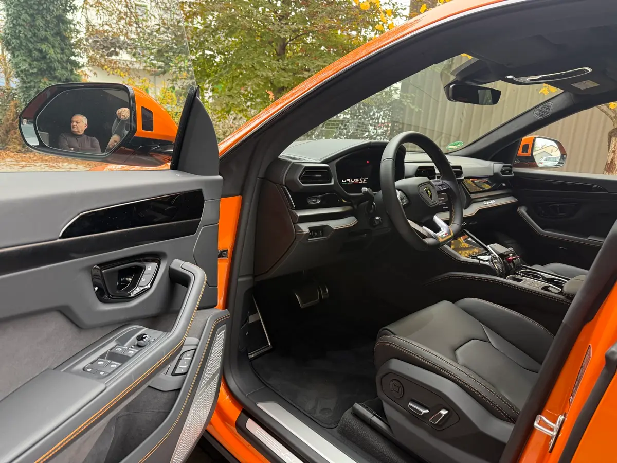 Lamborghini URUS SE 2025, interior — St. Tropez Luxury Car, Saint-Tropez. Lamborghini URUS SE in Saint-Tropez The Lamborghini URUS SE 2025 is available for rental…