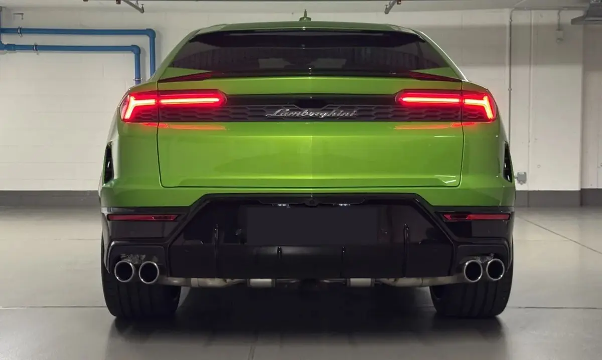 Lamborghini Urus SE 2026, rear view — St. Tropez Luxury Car, Saint-Tropez. Lamborghini Urus SE in Saint-Tropez The Lamborghini Urus SE 2026 is available to rent in…