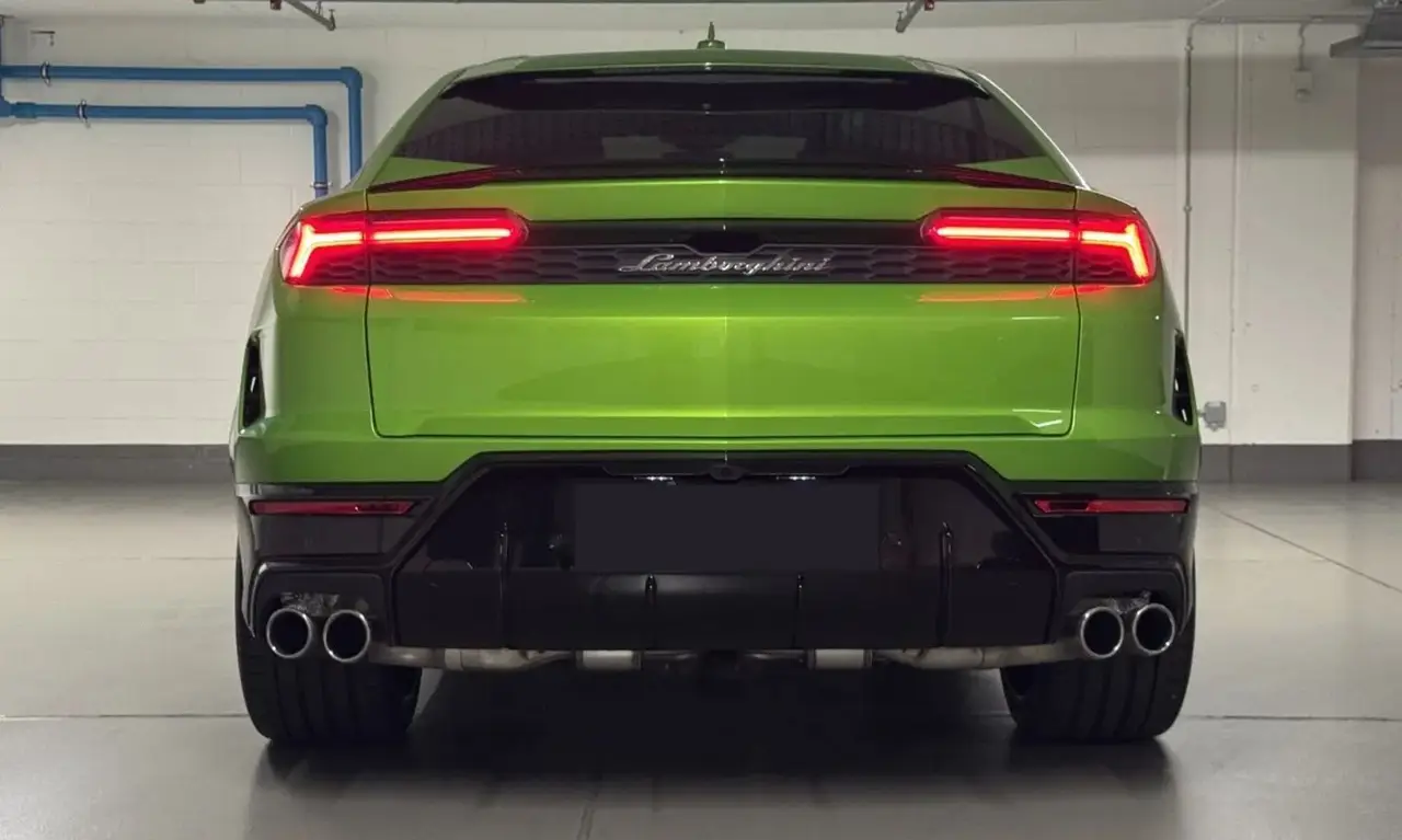Lamborghini Urus SE 2026, rear view — St. Tropez Luxury Car, Saint-Tropez. Lamborghini Urus SE in Saint-Tropez The Lamborghini Urus SE 2026 is available to rent in…