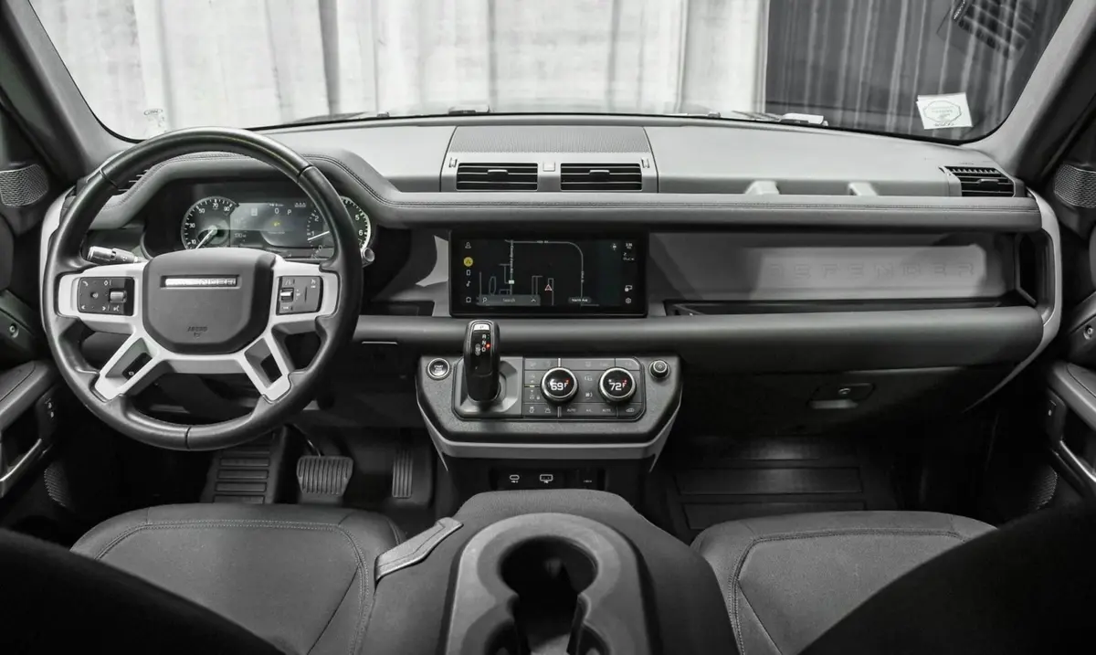 Land Rover Defender X-Dynamic 7 seater 2024, dashboard — St. Tropez Luxury Car, Saint-Tropez. Land Rover Defender X-Dynamic 7 seater in Saint-Tropez The Land Rover Defender X-Dynamic…