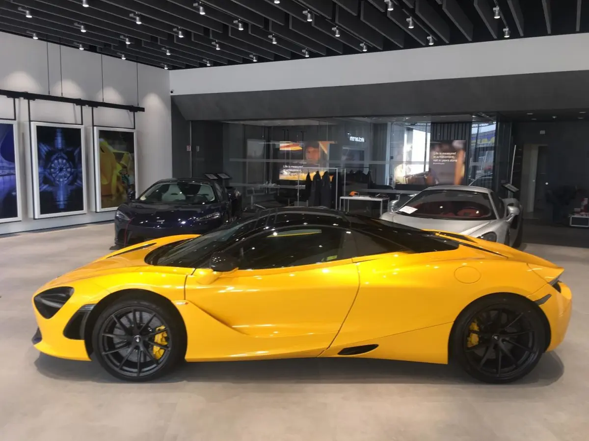 McLaren 720S Spider 2022, rear view — St. Tropez Luxury Car, Saint-Tropez. McLaren 720S Spider in Saint-Tropez The McLaren 720S Spider is available to rent in…
