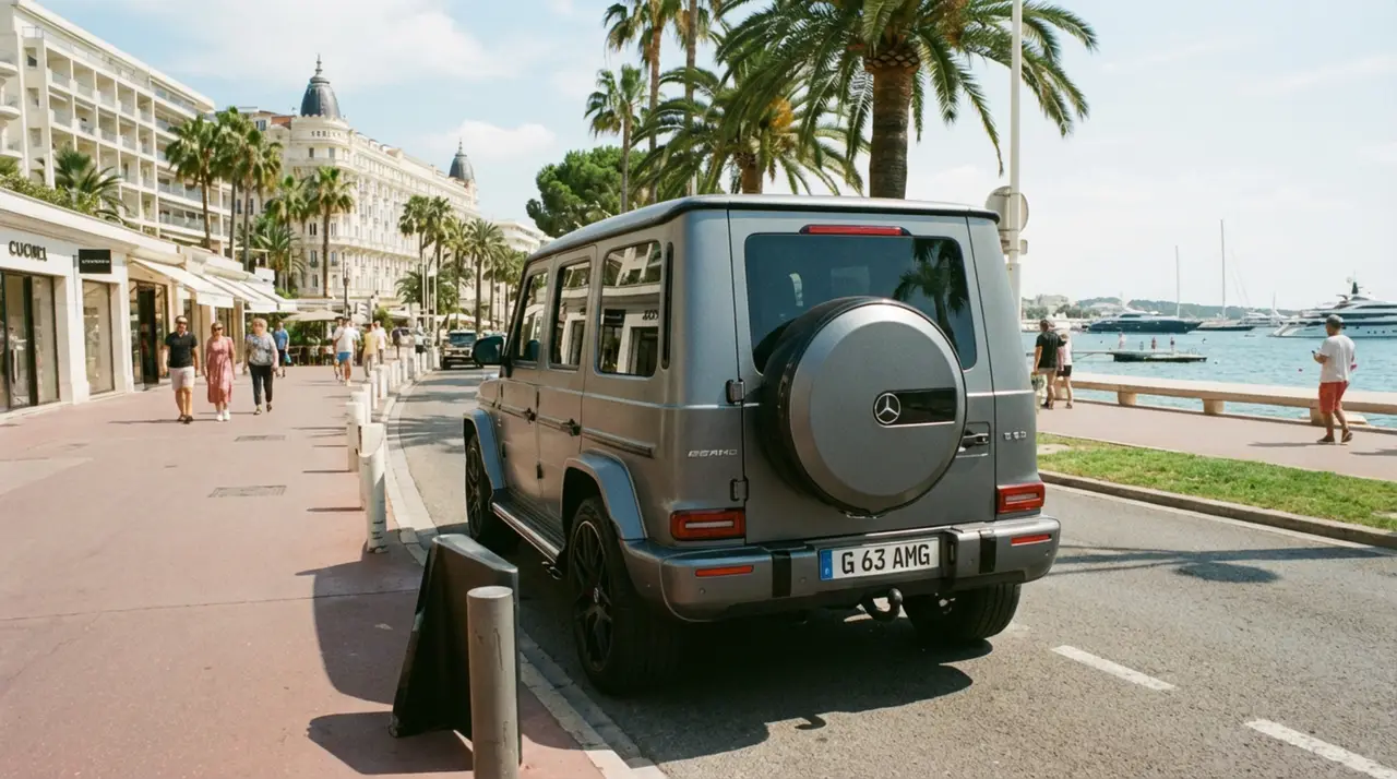 Mercedes Benz G63 2023, front view — St. Tropez Luxury Car, Saint-Tropez. Mercedes Benz G63 in Saint-Tropez The 2023 Mercedes Benz G63 is available for rental in…