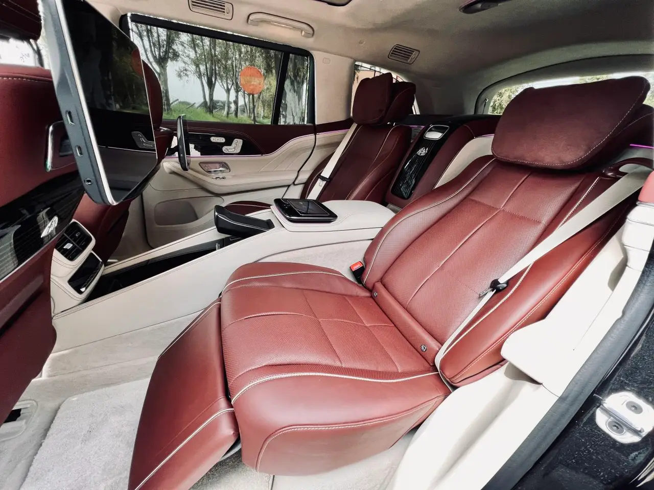 Mercedes Benz GLS Maybach 2022, interior — St. Tropez Luxury Car, Saint-Tropez. Mercedes Benz GLS Maybach in Saint-Tropez The 2022 Mercedes Benz GLS Maybach is available…