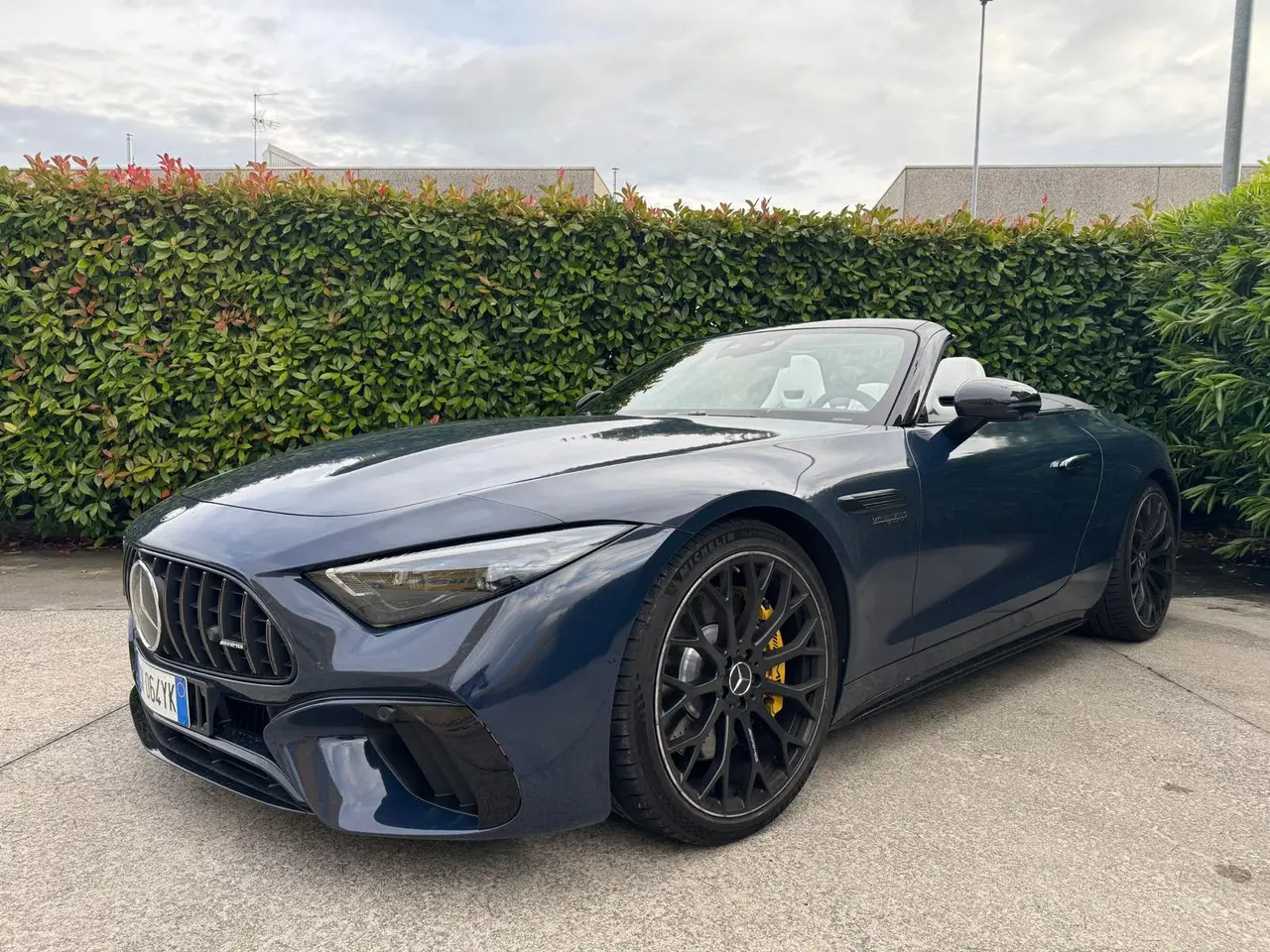Mercedes Benz SL 63 AMG 2025, rear view — St. Tropez Luxury Car, Saint-Tropez. Mercedes Benz SL 63 AMG in Saint-Tropez The Mercedes Benz SL 63 AMG 2025 is offered for…