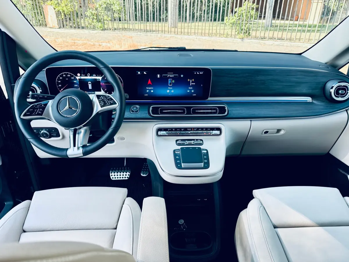 Mercedes Benz V300 4x4 XL VIP (Captain, 7 seat) 2025, rear view — St. Tropez Luxury Car, Saint-Tropez. Mercedes Benz V300 4x4 XL VIP (Captain, 7 seat) in Saint-Tropez The Mercedes Benz V300…