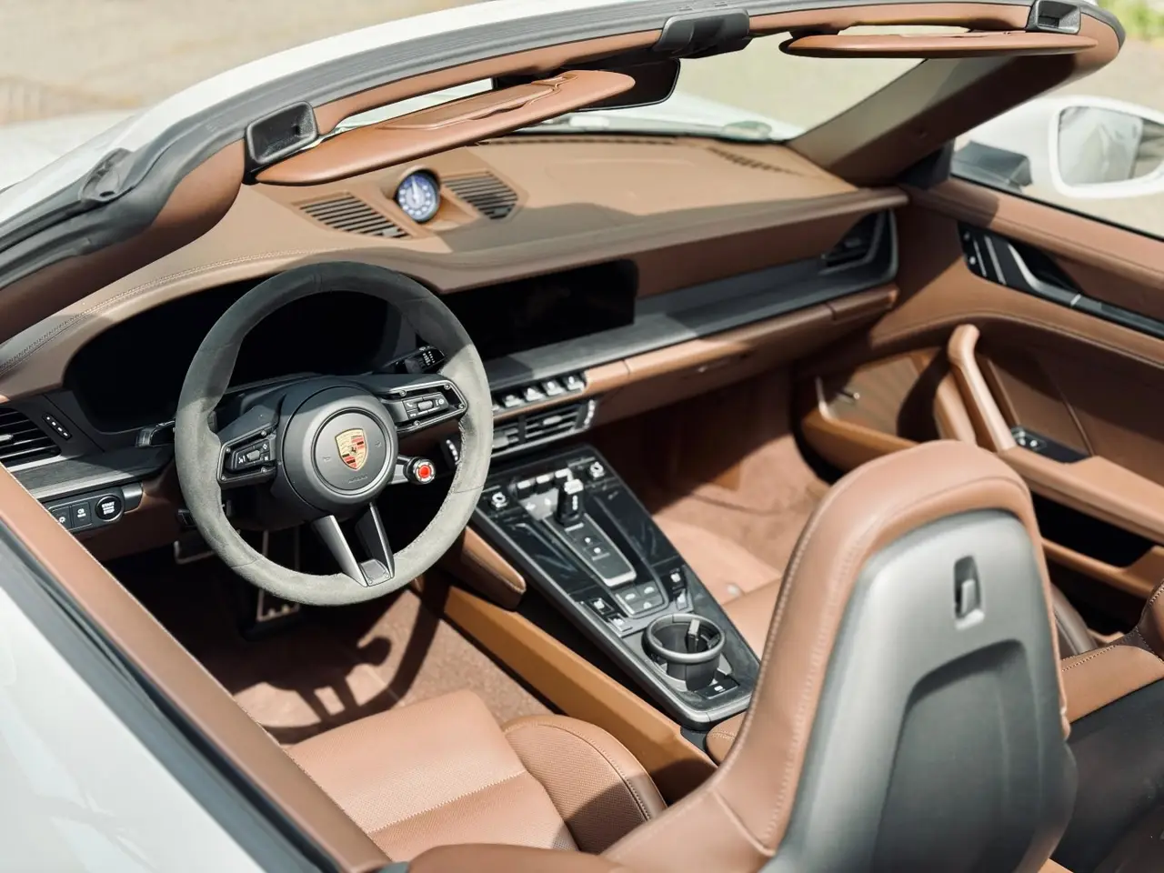 Porsche 992.2 Carrera 4 GTS Cabrio 2025, interior — St. Tropez Luxury Car, Saint-Tropez. Porsche 992.2 Carrera 4 GTS Cabrio in Saint-Tropez The Porsche 992.2 Carrera 4 GTS Cabrio…