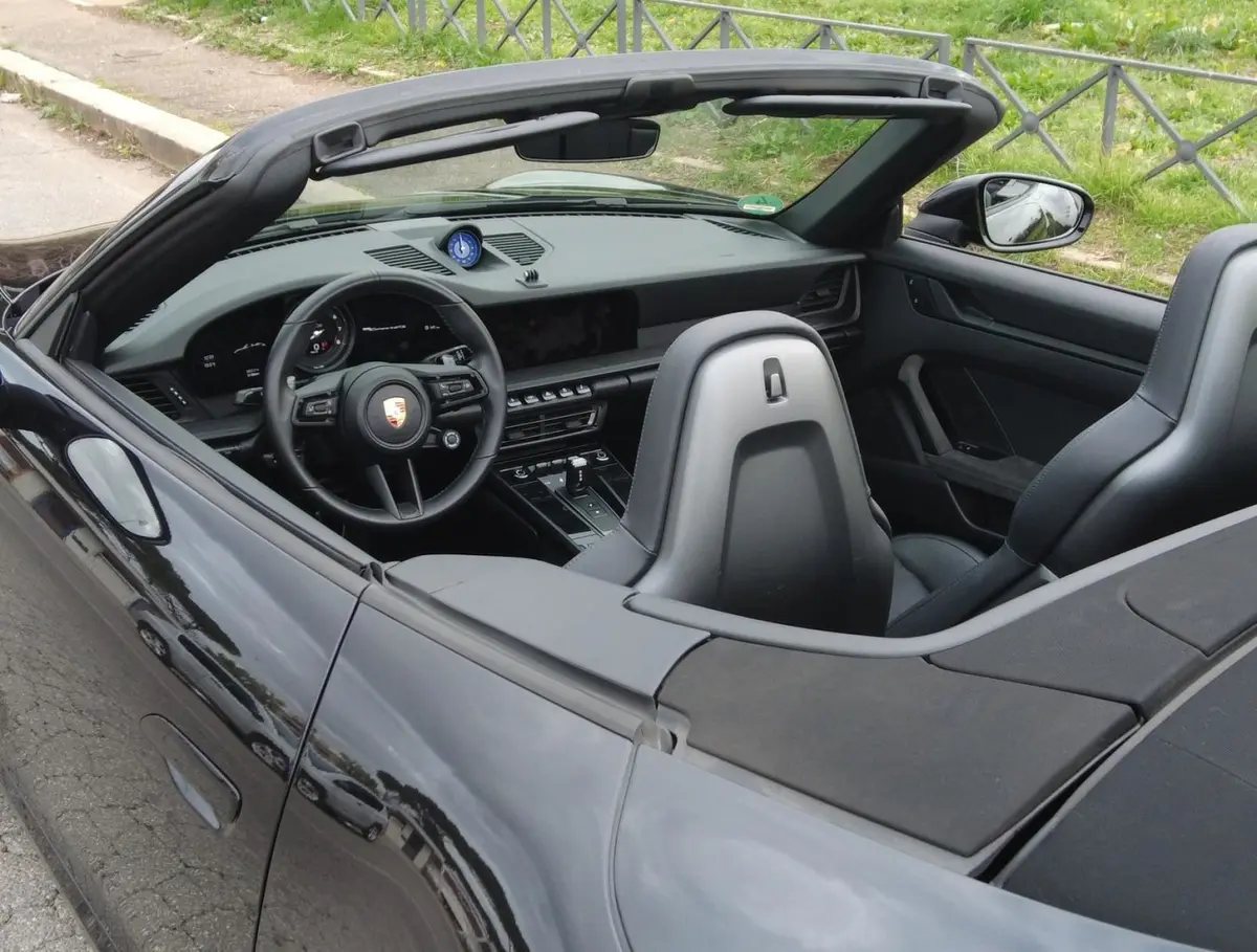 Porsche 992 Carrera 4 GTS Cabrio 2024, interior — St. Tropez Luxury Car, Saint-Tropez. Porsche 992 Carrera 4 GTS Cabrio in Saint-Tropez The Porsche 992 Carrera 4 GTS Cabrio is…