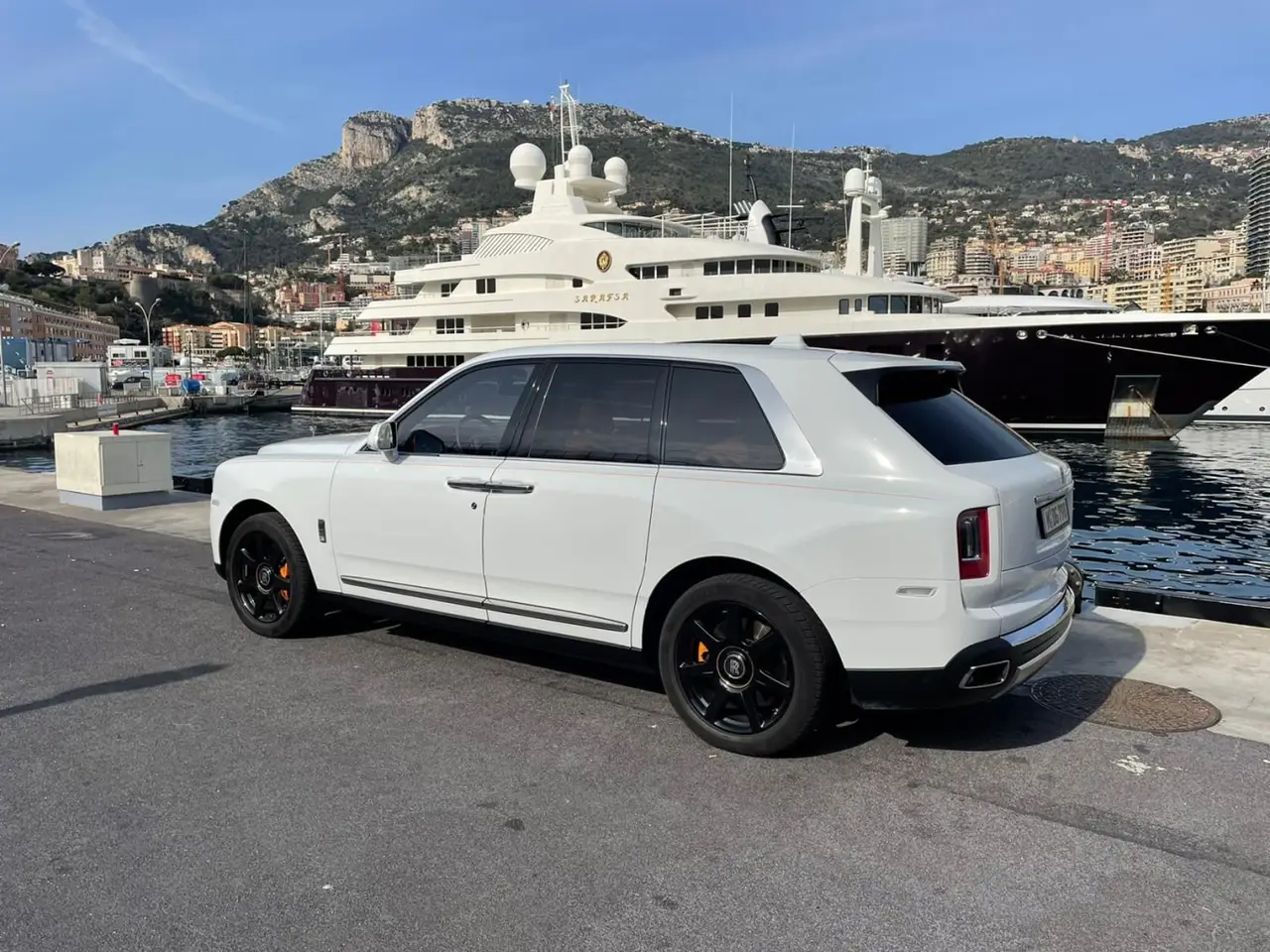 Rolls-Royce Cullinan 2022, exterior — St. Tropez Luxury Car, Saint-Tropez. Rolls-Royce Cullinan in Saint-Tropez The 2022 Rolls-Royce Cullinan is offered for rental…