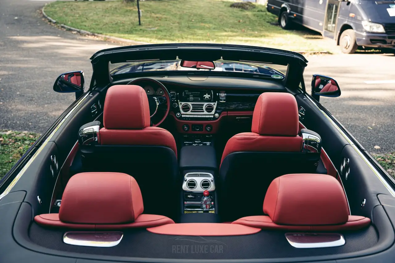 Rolls-Royce Dawn 2022, dashboard — St. Tropez Luxury Car, Saint-Tropez. Rolls-Royce Dawn in Saint-Tropez The Rolls-Royce Dawn 2022 is available to rent in…