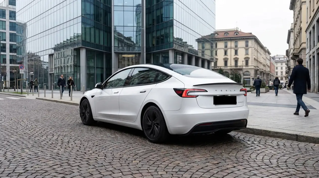 Tesla Model 3 Performance 2026, exterior — St. Tropez Luxury Car, Saint-Tropez. Tesla Model 3 Performance in Saint-Tropez The Tesla Model 3 Performance 2026 is offered…