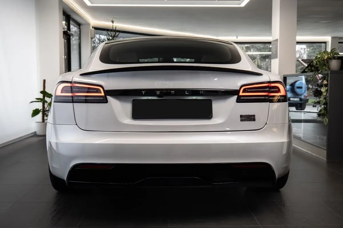 Tesla Model S Plaid 2025, interior — St. Tropez Luxury Car, Saint-Tropez. Tesla Model S Plaid in Saint-Tropez The Tesla Model S Plaid, a 2025 electric model rated…